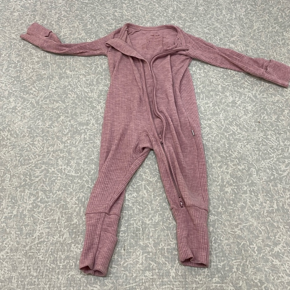 Little sleepies zip pajamas size 3-6mo